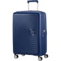 American Tourister Soundbox Spinner 67cm 67x46.5x29cm Maleta Mediana 4 Ruedas Azul Marino